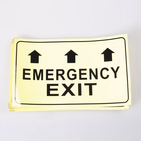 Custom Photoluminescent and Reflective Slow Traffic Sign with Glow in The Dark