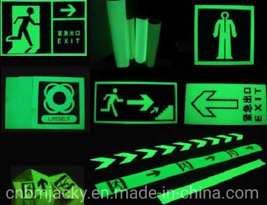 Photoluminescent Tape Road Sign