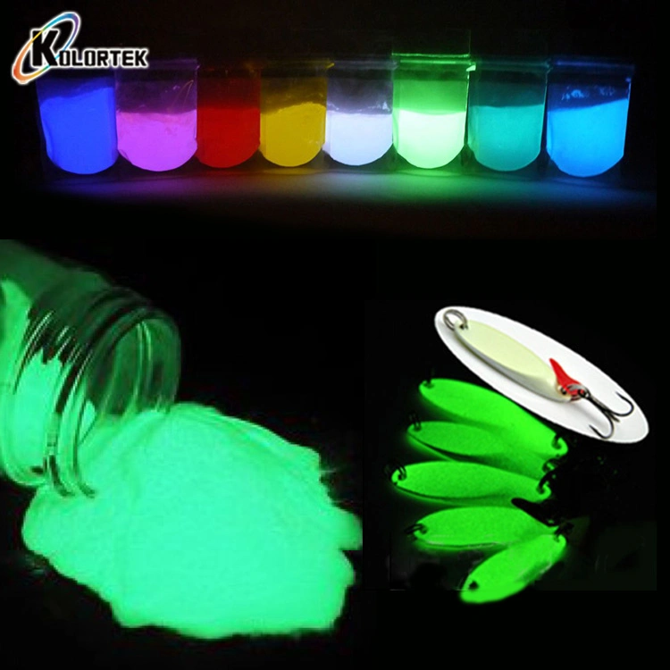 Waterproof Aluminate Powder Glowing in The Dark Photoluminescent Pigment