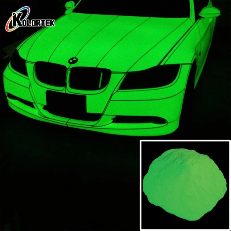 Wholesale Glow in The Dark Pigment Car Paint Photoluminescent Pigment Powder