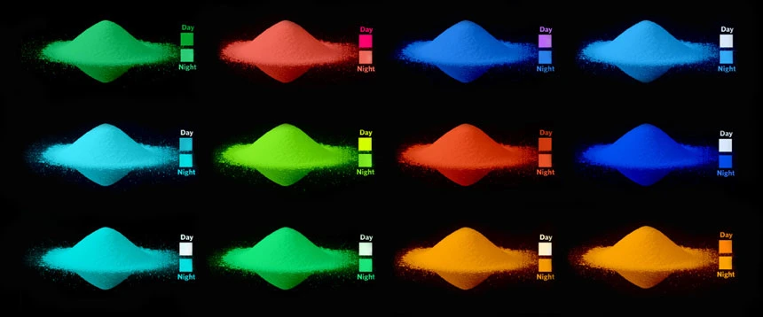Strontium Aluminate Photoluminescent Luminous Luminescent Glow in The Dark Powder