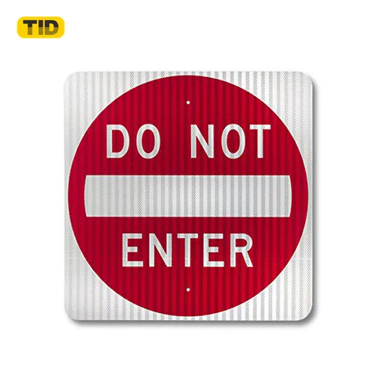High Reflection Wholesale Custom Supplier Waterproofd Europe Standard Aluminum Message Road Reflective Traffic Safety Warning Sign