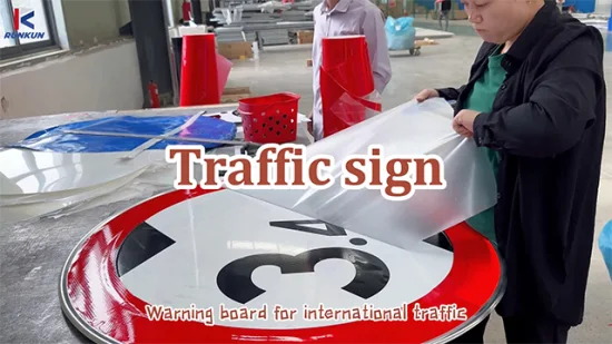 Manufactory Made Fluorescent and Noctilucence Photoluminescent Traffic Signs Street Signs