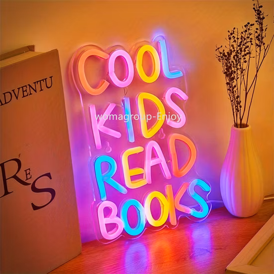 2023 New Custom Made Flex Transparent Acrylic Wedding Decoration Any Shape Neon Sign